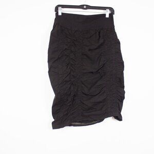 XCVI Womens Ruched Skirt